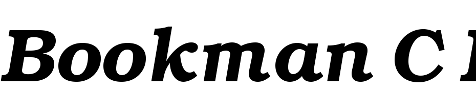 Bookman C Bold Italic Font Download Free